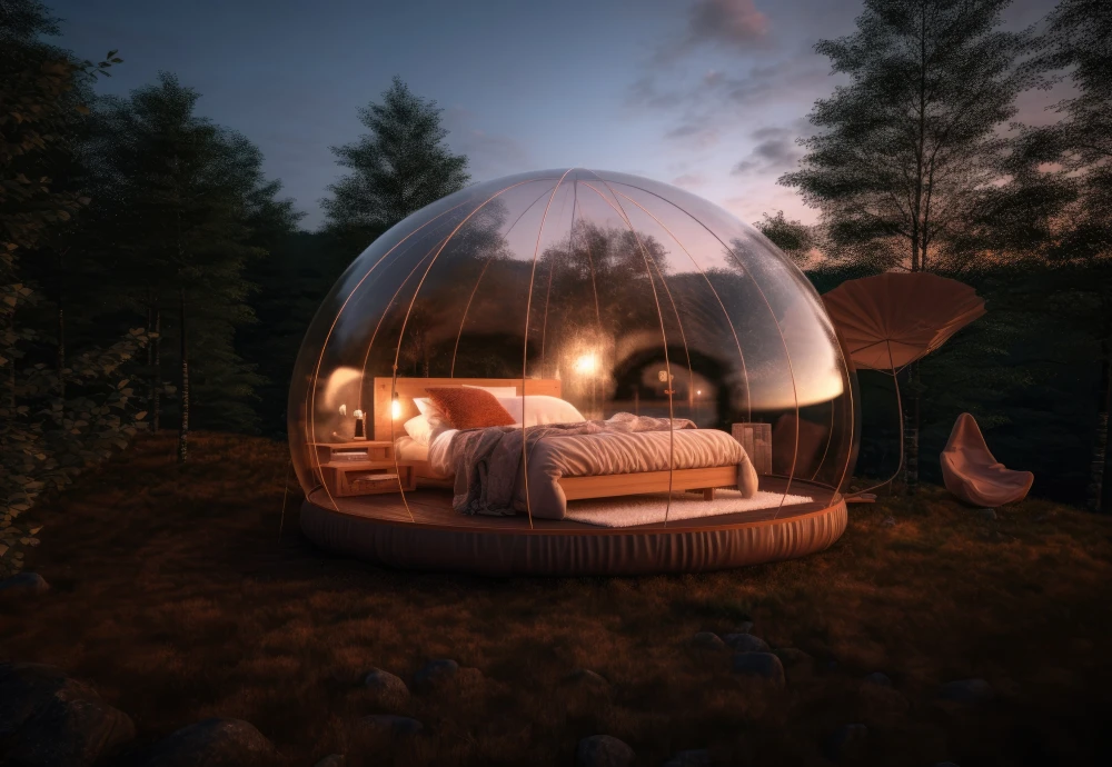 invisible bubble tent