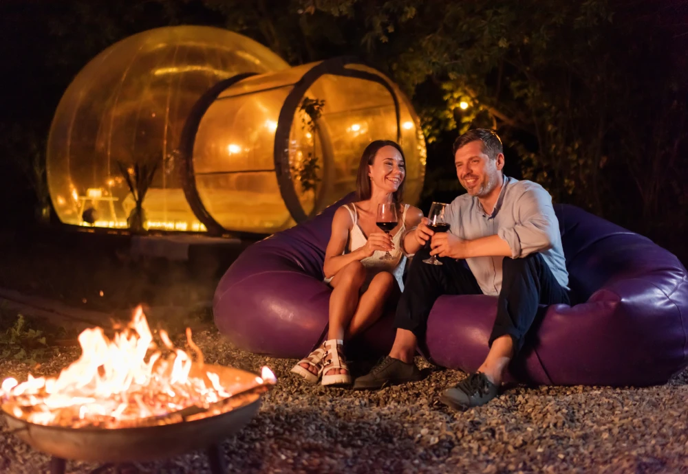 invisible bubble tent